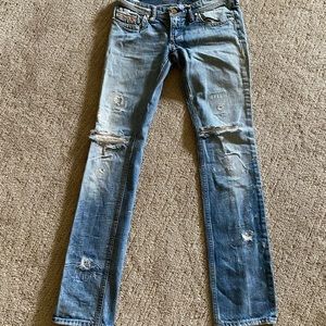 Diesel destroyed denim “lowky”